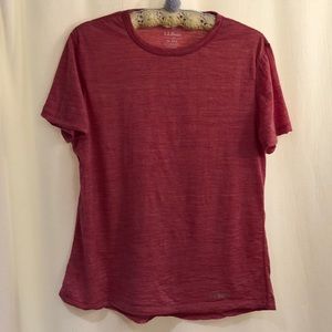 LL Bean Lightweight Wool Tshirt